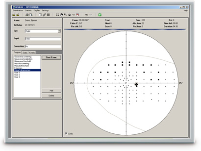 Der Screenshot zeigt Prüfpunktraster im Testgebiet „FeV-70“ mit direkter Anzeige von gesehenen und nicht gesehenen Testpunkten